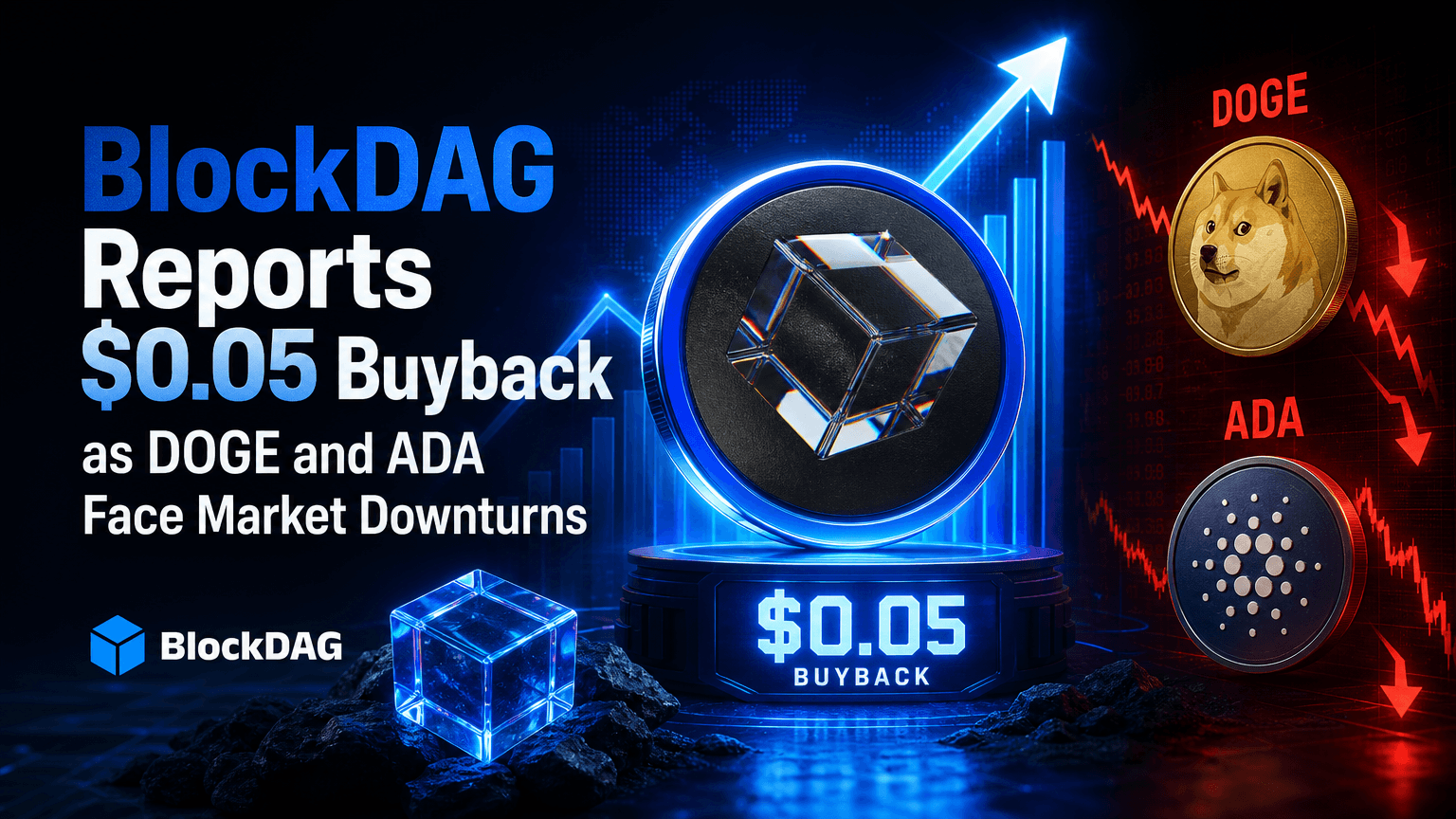 blockdag-reports-0-05-buyback-as-doge-and-ada-face-market-downturns-crypto-economy